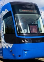 У Києві пустили перший трамвай з кондиціонером і Wi-Fi