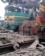 У Дебальцевому знищено будівлю міської міліції. Йдуть бої за залізничний вокзал