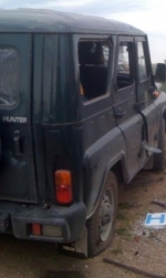 Спостерігачів Спільного центру з контролю за припиненням вогню  обстріляли із забороненої зброї (фото)