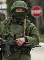 У захопленій Маріупольській міськраді були помічені "зелені чоловічки"