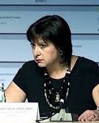 На саміті в Ризі Яресько відмовилась доповідати російською (відео)