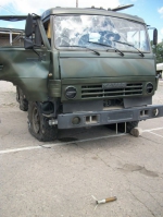 Українські військові захопили КамАЗ російської армії з озброєнням (фото)