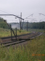 На Донеччині продовжується знищення залізничних шляхів (фото)