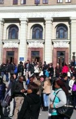 У Харківському університеті знайшли снаряд часів Другої світової (фото)