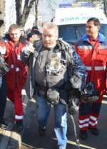 У фотокора на грудях вибухнула граната (фото)