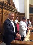 Радикали блокували трибуну Верховної Ради (фото)