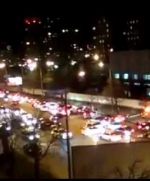 Водії влаштували пікет під базою столичного "Беркуту" (відео)