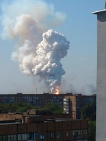 У Донецьку через вибухи на Казенному заводі можливе підвищення радіаційного фону