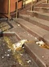 У Запоріжжі обласну прокуратуру закидали яйцями і камінням