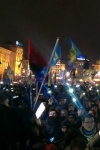 На Майдані Незалежності люди висунули вимогу відставки Януковича до ранку