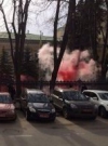 Посольство України у Москві закидали димовими шашками